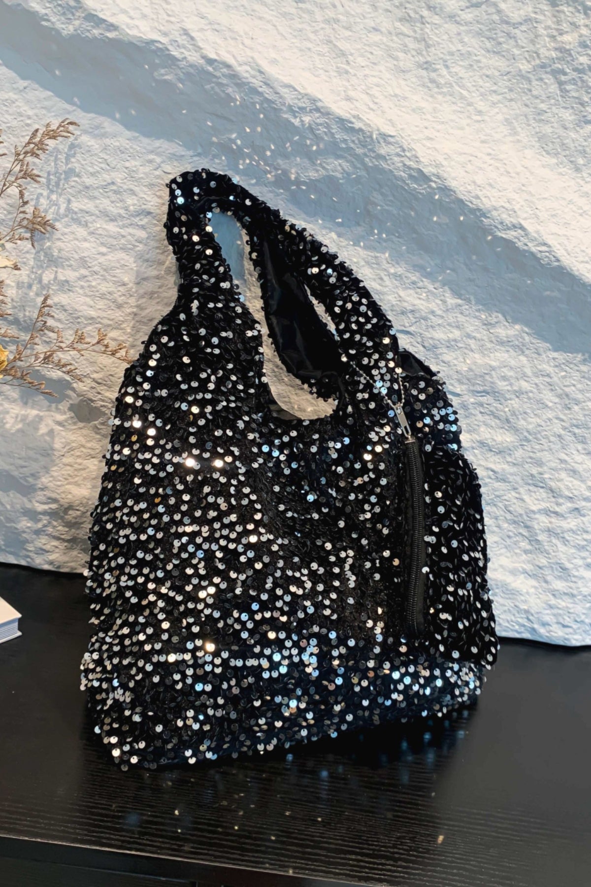 Sequin Polyester Handbag