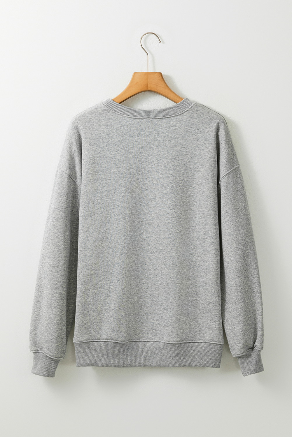 Gray Leopard Lucky Graphic Crewneck St Patrick Pullover Sweatshirt